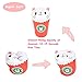 Slow Rising Jumbo SQUISHIES SET PACK of 7 - Cat Bear Donuts, Frappuccino, Popcorn， Ice Cream X2 & Donuts X2, Kawaii Squishy Toys or Stress Relief Toys PLUS BONUS Sticker Come With the Squishy for Gift