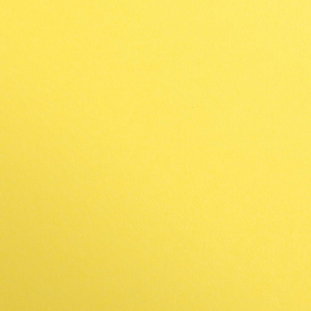 Clairefontaine - Ref 397254C - Maya Coloured Smooth Drawing Paper (Pack of 125 Sheets) - 270gsm Paper - 50 x 70cm - Lemon Colour - Deep Dyed, Acid Free, pH Neutral