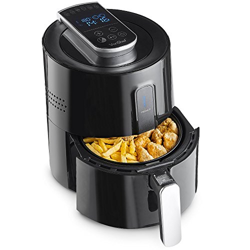 Buy VonShef Digital Black Air Fryer For y/Low Cooking, MultiFunctional