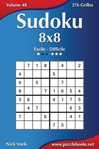  T l charger Sudoku 8x8 Facile Difficile Volume 48 276 Grilles 