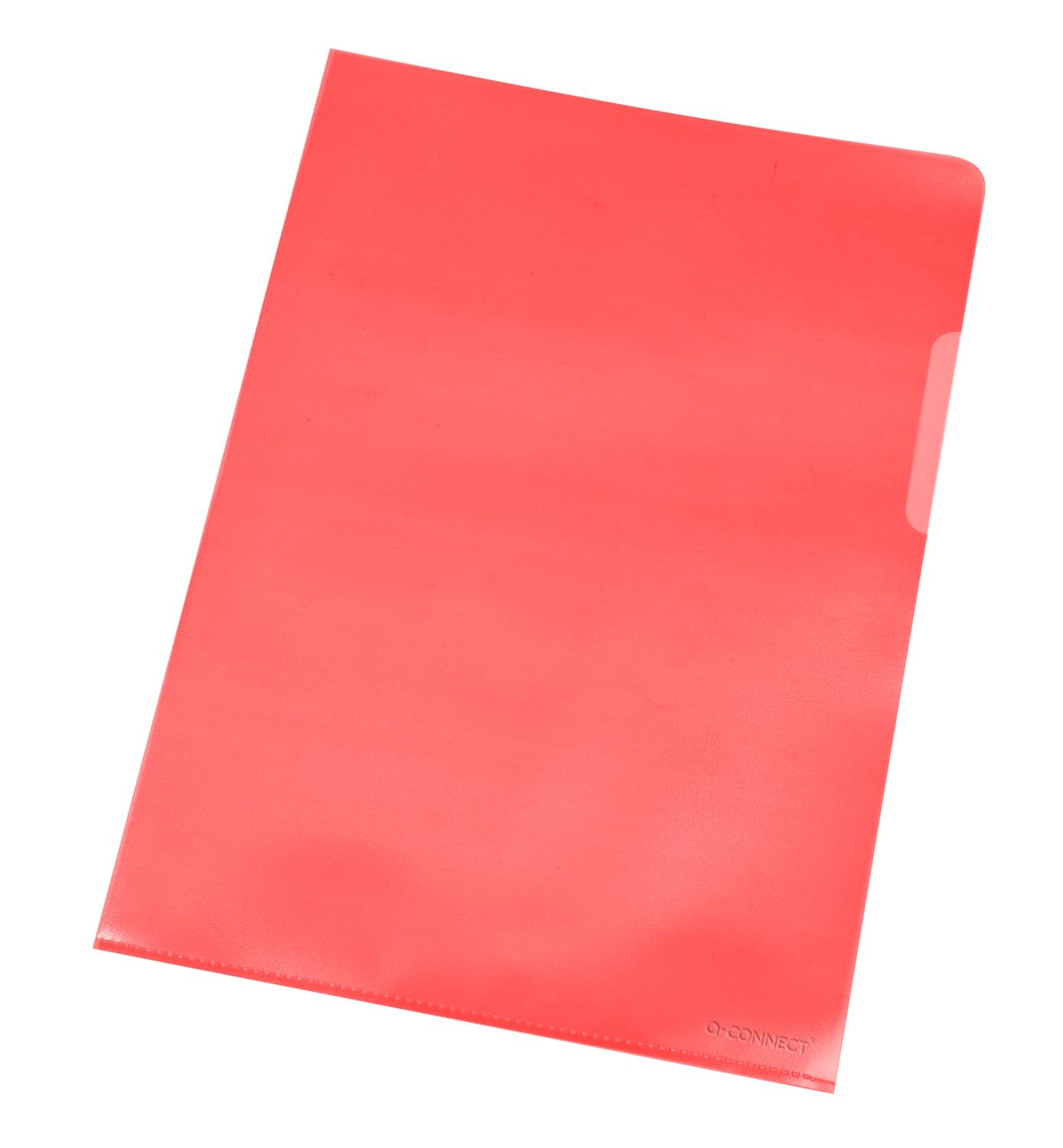 Q-Connect A4 Cut Flush Folder - Red (Pack of 100)