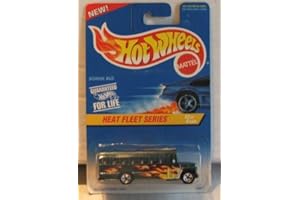 MATTEL Hot Wheels Heat Fleet School Bus