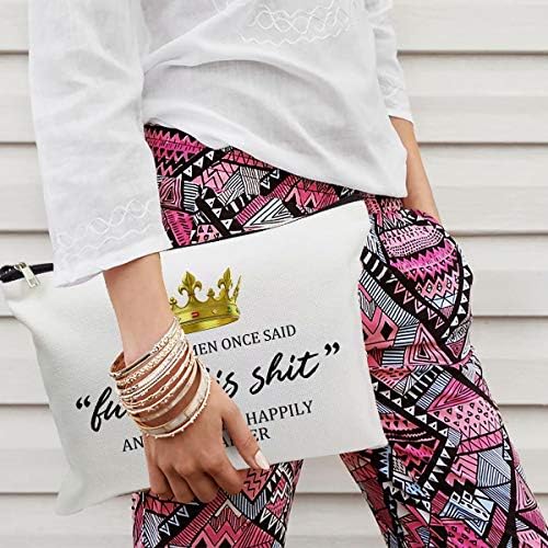 Makeup Cosmetic Bags for Women - Luck This S-hit - Funny Travel Bags Cotton Zipper Pouch for Birthday Retirement Birthday Anniversary Commemorative gifts 6 Makeup Cosmetic Bags for Women - Luck This S-hit - Funny Travel Bags Cotton Zipper Pouch for Birthday Retirement Birthday Anniversary Commemorative gifts