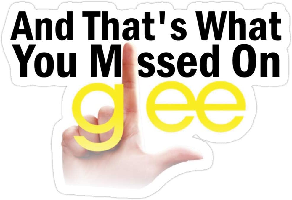 Big Lens store and That's What You Missed On Glee Stickers (3 Pcs/Pack)