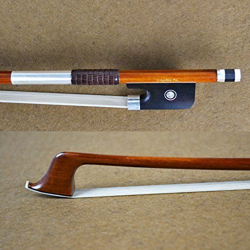 VingoBow New Full Size Tourte Model MASTER Pernambuco Cello Bow Pure Silver Mounted! All Parts PROFESSIONAL Fitted With a Hard Wood Case, Top Level +Art No. 954C
