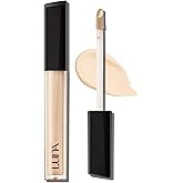 LUNA Long-Lasting Tip Concealer Cover-Fit (#01 Vanilla) Full Coverage, for Under Eye Dark Circles, Fine Lines, Redness & Discoloration, Korean Makeup 0.26 Fl Oz