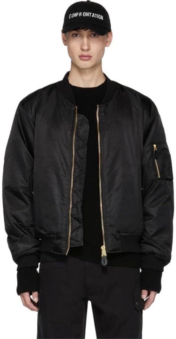 Amazon ヤンリ Yang Li メンズ アウター ブルゾン Black Ohta Bomber Jacket 並行輸入品 コート ジャケット 通販