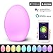 Wifi Smart Night Light Works with Alexa and Google Home, LED Dimmable RGB Ambient Lights Controlled by App, Baby lighting Bedside Touch Lamp for Breastfeeding Outdoor by Cotify