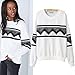 Towallmark Fashion Europe Womens Ethnic Print Blouse Hoodie Sweat Sweatshirt (M)