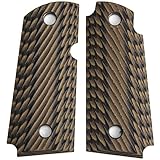 StonerCNC Kimber Micro Carry 9 9mm Cross Hatch G10 Grips with or without Ambi