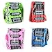 Katzco Rock Guitar Inflatable 24 Inch for The Rock Star - 12 Pack Assorted Colors Red, Sky Blue, Purple, and Pink, Party Decoration, Festivals, Concerts, Plastic, Waterproof, Easy to use and Store
