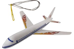 BESPORTBLE Eagle Model Airplane Flying Toy for Boys and Girls and Students, Hand-Thrown Elastic Airplane Launcher, Outdoor Ed