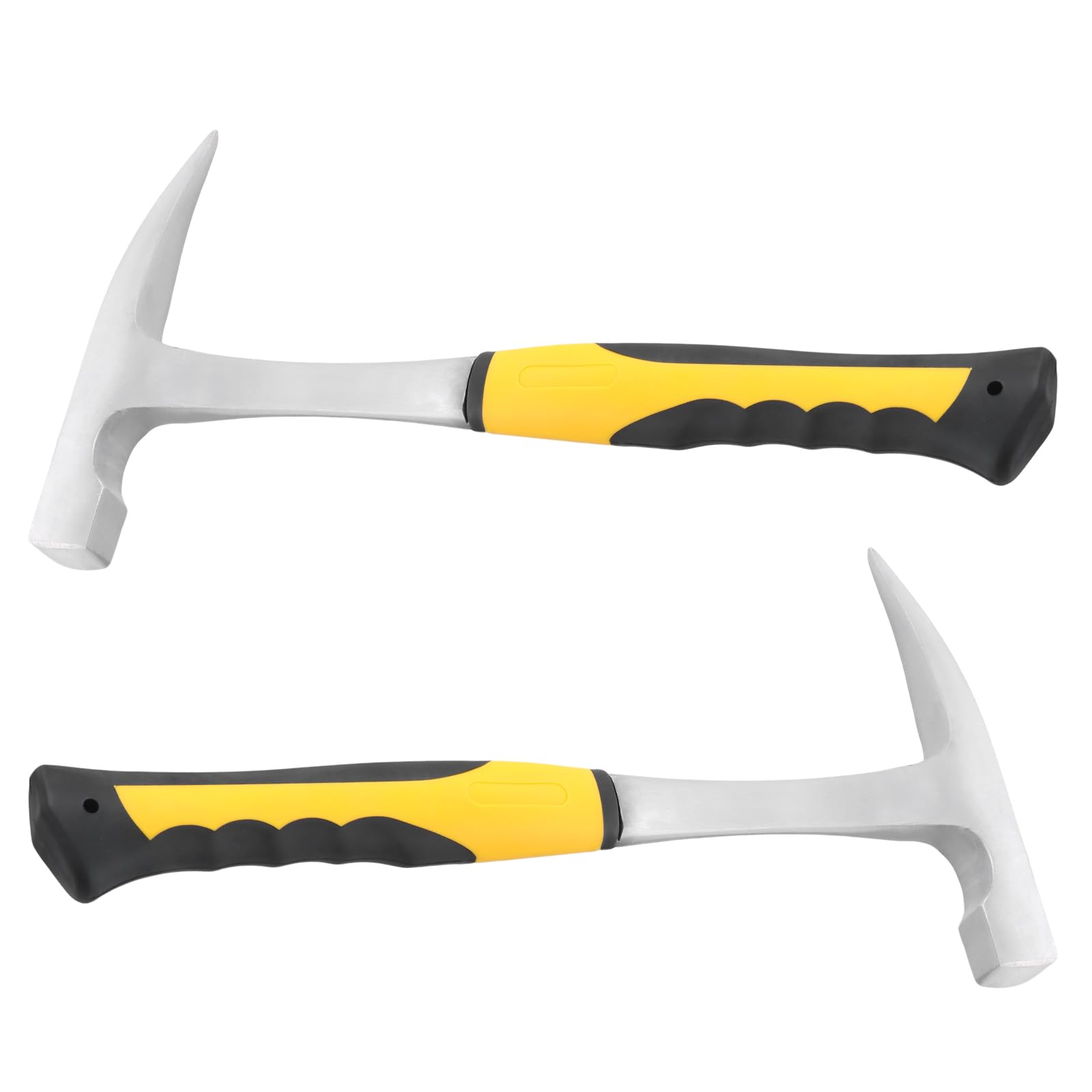 ZEONHEI 2 Pack 29oz Rock Pick Hammers with Ergonomic Grip, Geological Hammer, Brick Hammer for Outdoor Geological Work