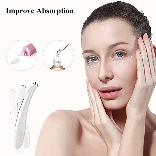 TOUCHBeauty Sonic Vibration Eye Massager, 40℃ Heated Wand, Relieves Dark Circles and Puffiness Eye & Facial Skin Care Device TB-1583 - Thumbnail 4