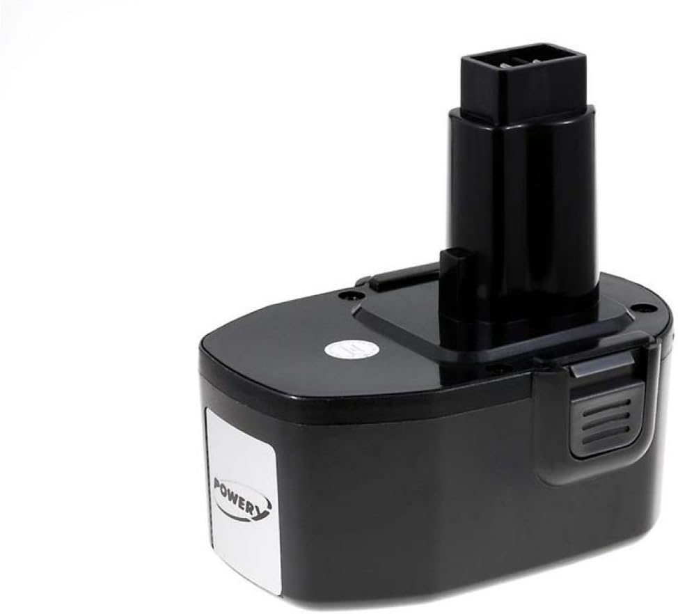 Powery Battery for Dewalt Nail gun DC610 (with add. contact), 14,4V, NiMH