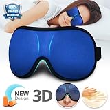 Sleep Mask for Women/Kid/Men,New Design Ultrathin Light Blocking Sleeping Mask,No Pressure on Eyes,3D Contoured Super Soft Blindfold, Comfortable Adjustable Night Eye Mask for Sleeping.