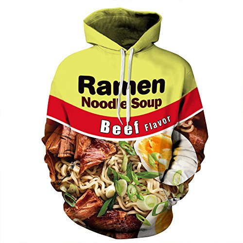 ZUEVI Ramen Noodles 3D Hoodie