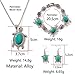 Dalina Women Jewelry Set Bohemian Artificial Gem Necklace Earrings Bracelet Jewelry Sets