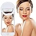 Rechargeable Selfie Light, IRuiYinGo LED Lighted RingLight 3-Level Brightness Mini Camera Light Clip on Phone Ring Light, White