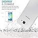 Galaxy A3 Case, MoKo Shock Absorbing TPU Bumper Slim Clear Protective Case with Anti-Scratch Hard Back Cover for Samsung Galaxy A3 4.7 Inch (2016) - Crystal Clear (NOT FIT Galaxy A3 4.5