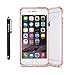iPhone 6s Case, iPhone 6 Case, CaseRack Stealth Frame - Dual Layer PC Scratch-Resistant Clear Back Case Cover With Reinforced Drop Protection Bumper For iPhone 6S/6, Rose Gold