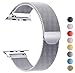 Seoaura Compatible Apple Watch Band 38mm 40mm, Stainless Steel Milanese Loop Replacement Strap with Magnetic Closure iWatch Series 4 3 2 1 Sports (Silver, 38mm/40mm)