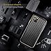 LOHASIC for iPhone 11 Pro Max Case 6.5 inch, Slim Leather Luxury Business Cover Soft Hybrid Bumper Non-Slip Grip Shockproof Full Body Protective Cases for iPhone 11 Pro Max (2019) - Carbon Fiber