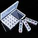 28 Grids Diamond Embroidery Box Diamond Painting Nail Accessory Storage Box for DIY Art Craft (2 Pack)