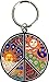 Dan Morris - Peace Sign - Metal Keychain