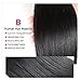 Hermosa Straight Hair 4 Bundles 10A Unprocessed Virgin Brazilian Straight Human Hair Weave Weft Bundles Natural Black (10 12 14 16)
