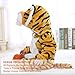 MICHLEY Unisex Baby Costume Winter and Autumn Flannel Romper for 6-12 Months, Animal Cosplay Jumpsuit White Size 80