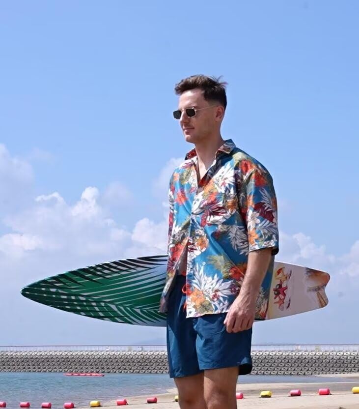 Tansozer Badeshorts Herren Badehose Herren Shorts Kurze Hosen Herren Schnelltrocknend Schwimmhose Männer Boardshorts mit Kordel Schwarz L 3