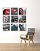 nexxt Shutter City Canvas Prints, NY Broadway, 12 by 12-Inch