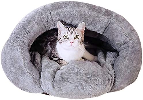 Pettemooペットベッド 柔らかくて暖かい寝袋 犬のベッド クッション 猫の巣 クリアランスsale 期間限定
