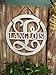PK Décor Custom Front Door Decor, Split Letter Last Name Sign for New Home, Personalized Monogram Initial, Last Minute Gift for Wife, 18 in, QUICK