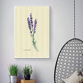 Floating Framed Canvas Wall Art for Living Room, Bedroom Vintage Green Plant Canvas Prints for Home Decoration Ready to Hang - 16x24 inches