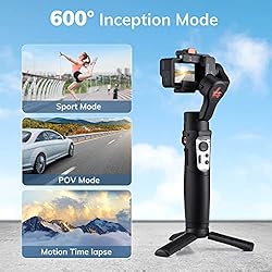 3 Axis Gimbal Stabilizer, Handheld Tripod Mount for