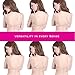 Intimate Portal Women Convertible Multiway Push Up Plunge Bra Nude Beige 36C