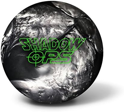900 Global Shadow Ops Bowling Ball- Black Solid/Silver Pearl