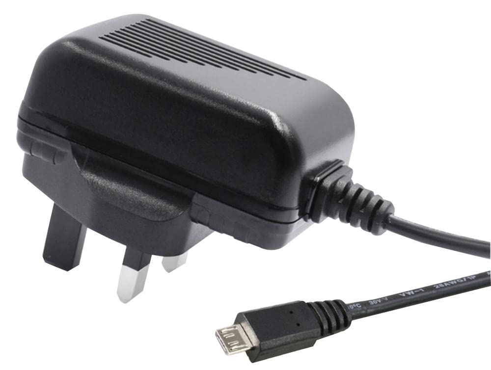 PRO ELEC PELL0239 1.5A, Micro USB Mains Charger with Built in Micro USB Lead