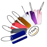 Hibate Metal Luggage Tag Suitcase Bag Travel Labels Accessories - Set of 7