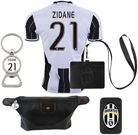 #21 Zidane (6 in 1 Combo) Juventus F.C. Home Match Adult Soccer Jersey 2016-2017