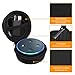 Fintie Protective Carrying Case for Amazon Echo Dot 2nd Generation - Shock Proof EVA Cover Zipper Portable Travel Bag Box (Fits USB Cable and Wall Charger), Black