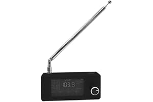 SI4732 Shortwave Radio Receiver, Portable 0.5-108MHz Mini Radio, 1.9" IPS Color Screen, DAB/LSB/USB/AM/FM Full Band Radios Re