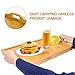 Cozihoma Breakfast Tray Bed Tray Table with Folding Legs, Laptop Desk Snack Tray for Eating Reading with Handles