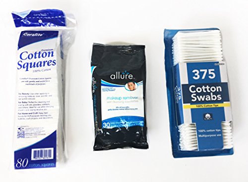 Cotton Swabs Makeup Remover Wipes & Cotton Squares