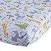Lambs & Ivy Crib Fitted Sheet, Yoo-Hoo