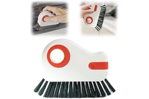 2 in 1 Groove Cleaning Brush, 2026 New Window Track Cleaning Tools, Multifunction Hard Bristle Cleaning Brush with Hidden Scr