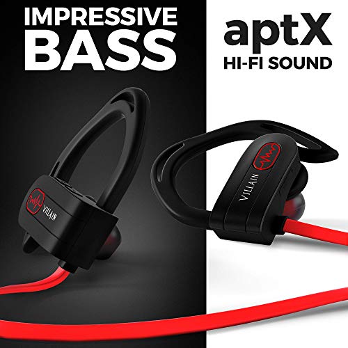 Villain Sport Headphones Running Headphones Workout Headphones