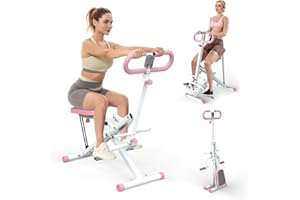 AOVIECH Squat Machine,Exercise Machine for Home,Foldable Ride Rowing for Botty Glutes Butt Thighs,Ab Back Leg Press Home Workout